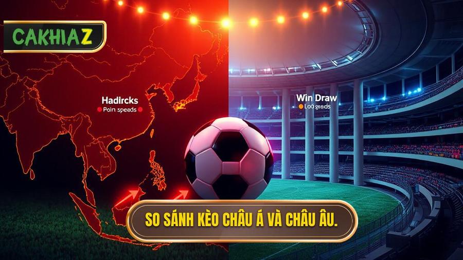 So sánh kèo bóng đá châu Á và châu Âu