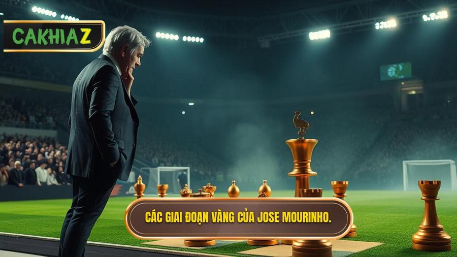 Các Giai Đoạn Vàng Của Chiến Thuật Jose Mourinho