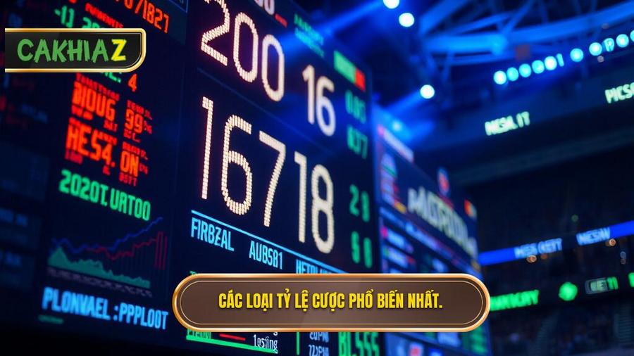 Các loại tỷ lệ cược đêm nay phổ biến và cách đọc chi tiết