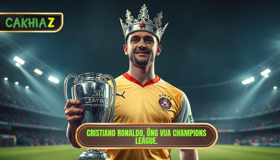Cristiano Ronaldo, ông vua Champions League.