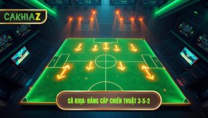 Chiến thuật bóng đá 3-5-2 tấn công: Đỉnh cao kiểm soát và hủy diệt